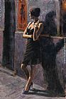 Fabian Perez Noches de Buenos Aires II painting